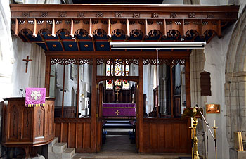 The chancel screen February 2013